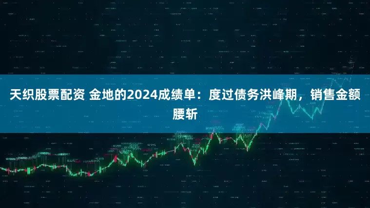 天织股票配资 金地的2024成绩单：度过债务洪峰期，销售金额腰斩