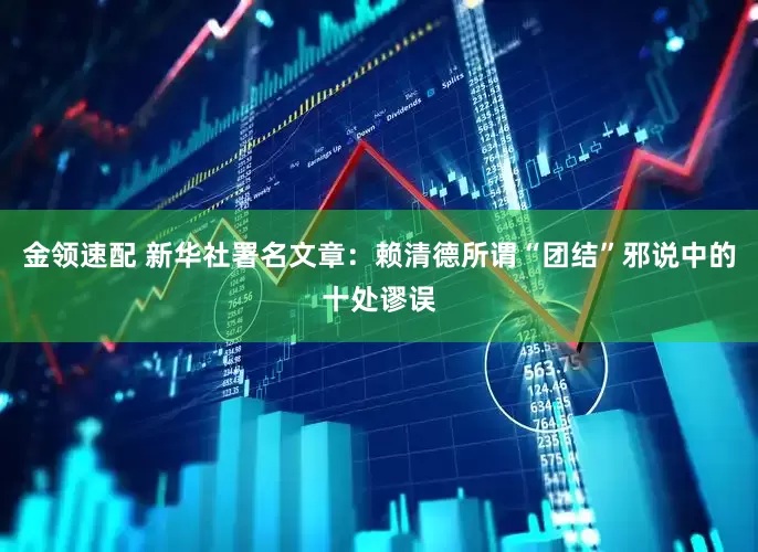 金领速配 新华社署名文章：赖清德所谓“团结”邪说中的十处谬误